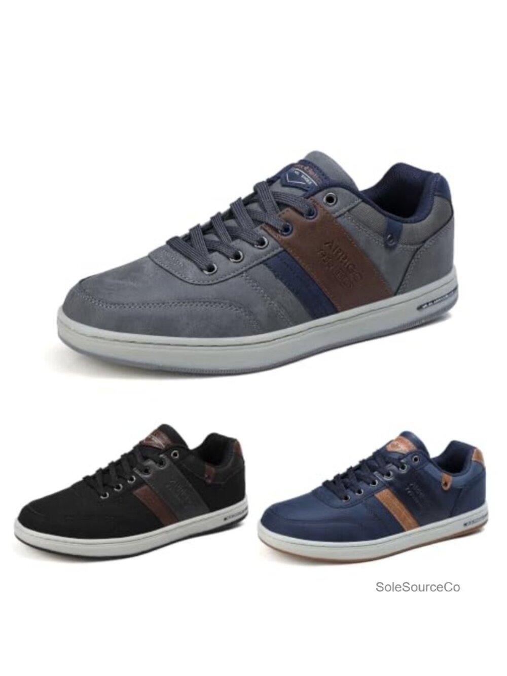 Men's Casual Sneakers Breathable Lightweight Non Slip Rubber Outsole Lace-Up